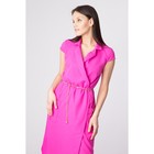 Платье с запахом женское, цвет фиолетовый, размер 54, рост 168 - Фото 4