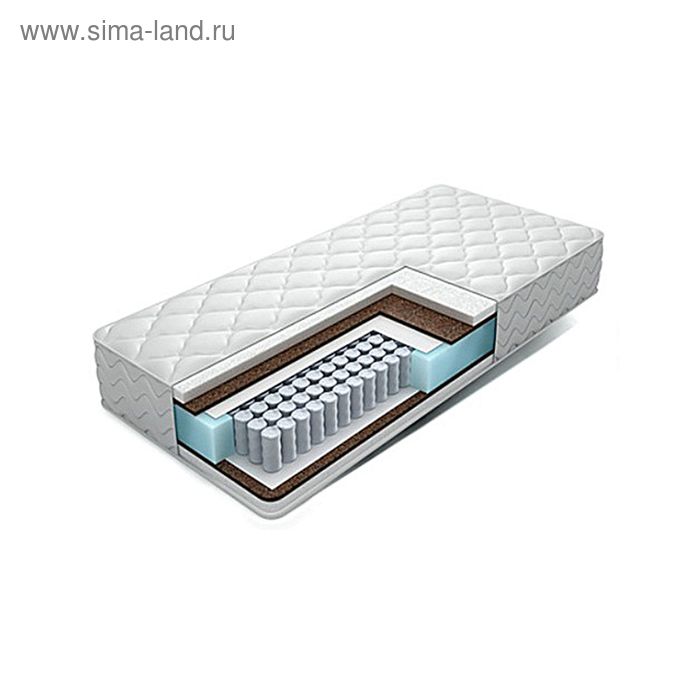 Матрас «Эко 15 Зима-Лето», размер 120 × 190 см, высота 20 см, жаккард - Фото 1