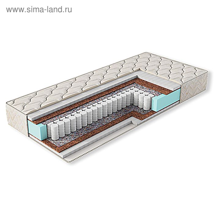 Матрас «Сопрано», размер 120 × 200 см, высота 20 см, жаккард - Фото 1