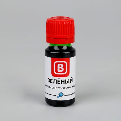 Краситель синтетический, жидкий, 15 г, зелёный