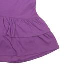 Платье типа "туника" для девочки, рост 140 см, цвет сиреневый (арт.CSJ 61352) - Фото 4