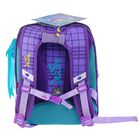 Рюкзак каркасный De Lune 37*29*20, мешок, эргономичная спинка, для девочки, "Сова", фиолетовый - Фото 4