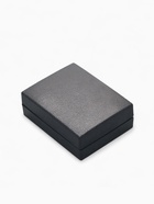 Набор мужской медный «Запонки + Зажим для галстука» прямоугольник с эмалью, чёрно-серебристый - Фото 8