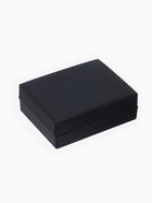 Набор мужской медный «Запонки+Зажим(6 см)для галстука» точеч рисунок, прямоуг, чёрный в зол - фото 60879155