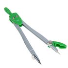 Циркуль металлический Calligrata, 115 мм, с защитным колпачком на иголке, в ПВХ - Фото 2