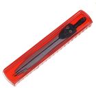 Циркуль металлический Calligrata, 115 мм, в пластиком пенале, крышка-линейка - Фото 3