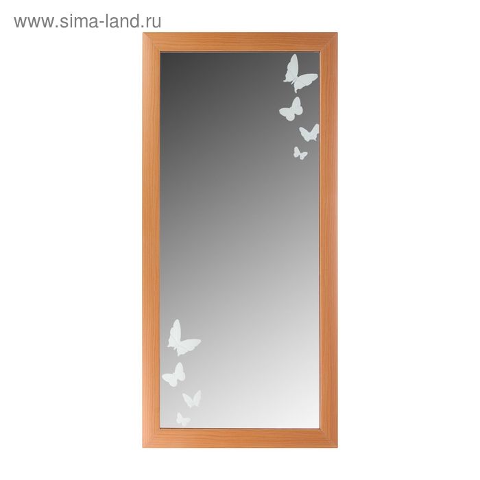 Зеркало «Нежность»,  настенное, орех, 60×120 см, рама МДФ, 55 мм - Фото 1