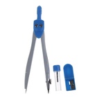 Готовальня Calligrata, 3 предмета (циркуль 115 мм, грифель, точилка), в пластиковом пенале - Фото 4