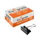 Набор зажимов для бумаг, чёрные, 41 мм, 12 штук, в картонной коробке - Фото 2