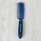 Расчёска с прорезиненной ручкой, цвет синий - Фото 3