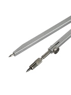 Готовальня Calligrata, 4 предмета (циркуль 140 мм, грифель, удлинитель, рейсфедер), в пластиковом пенале  (артикул 1269056)  большой выбор товаров оптом и в розницу по низким ценам с доставкой