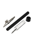 Готовальня Calligrata, 4 предмета (циркуль 140 мм, грифель, удлинитель, рейсфедер), в пластиковом пенале  (артикул 1269056)  большой выбор товаров оптом и в розницу по низким ценам с доставкой