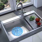 Решётка в раковину круглая «Звёзды», 29×29 см, цвет МИКС - Фото 1