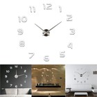 Часы-наклейка, серия: DIY, "Акстелл", плавный ход, d-70 см, 1 АА, серебро - фото 8278859