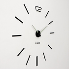 Часы-наклейка, серия: DIY, "Кайро", плавный ход, флуоресцентные стрелки, 120 х 120 см, 1 АА - Фото 4