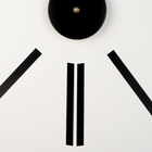 Часы-наклейка, серия: DIY, "Кайро", плавный ход, флуоресцентные стрелки, 120 х 120 см, 1 АА - фото 8639392