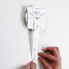 Часы-наклейка, серия: DIY, "Клермонт", плавный ход, d-120 см, 1 АА, серебро - фото 8632886