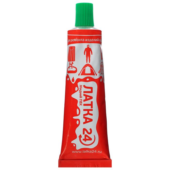 Жидкая "Латка 24", ПВХ, 25 г, цвет зелёный - Фото 1