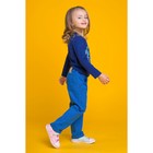 Брюки джинсовые для девочки, рост 92 см, цвет голубой - Фото 2