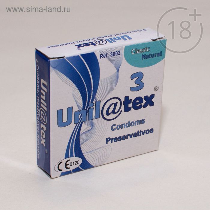 Презервативы «Unilatex» Natural Plain классические, 3 шт - Фото 1