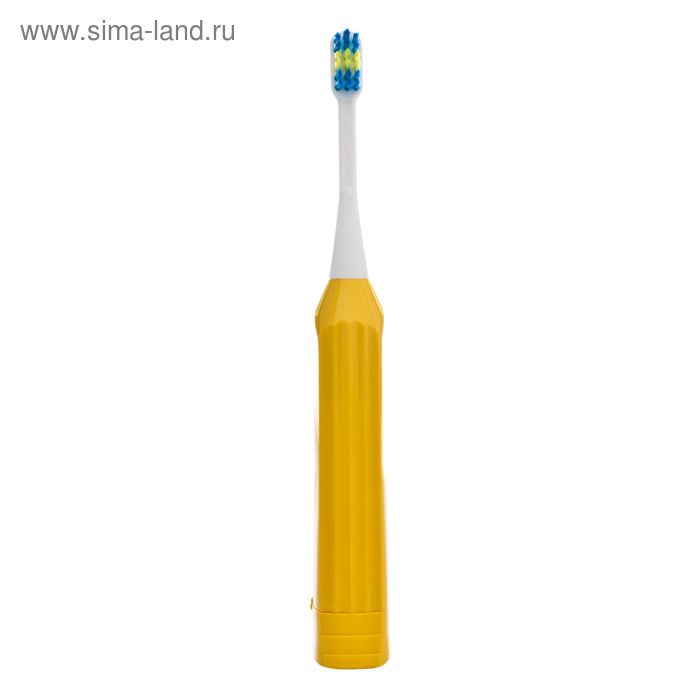 Детская электрическая зубная щетка Hapica, для детей от 1 года до 6 лет, желтая - Фото 1