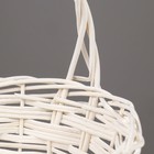 Корзина плетёная для хранения Vanuatu, ива, круглая, белая, набор 3 шт. - Фото 5