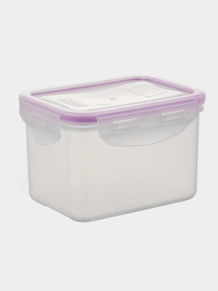 Контейнер для хранения еды Good & Good, 630 мл, с герметичной крышкой, пластик, прозрачный - Фото 1