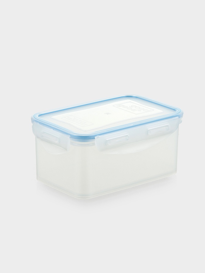 Контейнер для хранения еды Good & Good, 800 мл, с герметичной крышкой, пластик, прозрачный - Фото 1