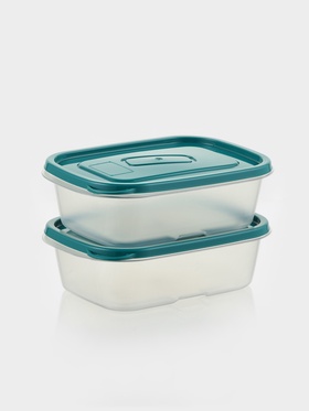 Набор контейнеров для еды Good & Good, 450 мл, 2 шт., пластик, МИКС (комплект 2 шт)