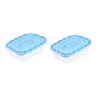 Набор контейнеров для еды Good & Good, 450 мл, 2 шт., пластик, МИКС - Фото 10