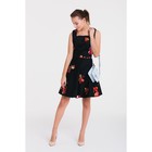 Платье женское 4788а цвет черный/красный, р-р 44 - Фото 1