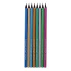 Карандаши 8 цветов ErichKrause Metallic Creative Line, цвета металлик, шестигранные, деревянные, грифель 3 мм, европодвес - Фото 8