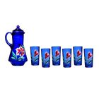 Набор питьевой «Радуга. Лилия», 7 предметов: кувшин 1,2 л, стаканы 230 мл, 6 шт, цвет МИКС - Фото 4