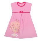 Платье для девочки, рост 122-128 см (64), цвет розовый/ярко-розовый (арт. Д 0193) - Фото 1