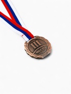 Медаль призовая «3 место» 037, d=4 см, бронзовая, с лентой - Фото 3