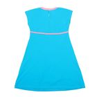Платье для девочки, рост 98-104 см (56), цвет аквамарин/розовый (арт. Д 0193) - Фото 6