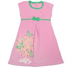 Платье для девочки, рост 134 см (68), цвет розовый/лайм (арт. Д 0193) - Фото 1