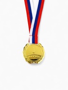 Медаль призовая «1 место» 037, d=3.5 см, золотая, с лентой - Фото 2