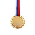 Медаль призовая 037 диам 4 см. 1 место. Цвет зол. С Лентой - Фото 3