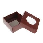 Коробка для сладостей 10 х 10 х 4,5 см, шоколад/шоколад - Фото 3