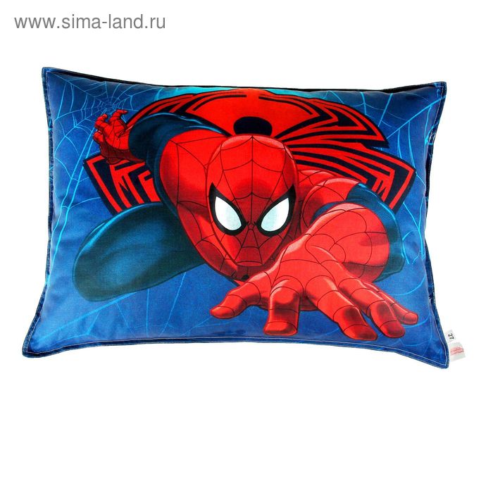 Подушка панно "Человек паук" 50*70 см леб.пух, поплин - Фото 1