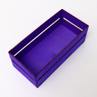 Ящик реечный №1 фиолетовый, 23,5 х 11,4 х 9 см - фото 25597920