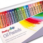 Пастель масляная, 25 цветов, Pentel 8/60 мм, в картоне - фото 9336998