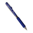 Ручка гелевая автоматическая Pentel Wow!Gel 437, резиновый упор, трехгранный корпус, узел 0.7мм, стержень синий - Фото 2