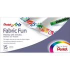 Пастель для ткани Pentel FabricFun Pastels, 7 цветов, 8/60 мм - Фото 2