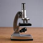 Микроскоп, кратность увеличения 450х, 200х, 100х, с подсветкой, 2АА - фото 8279143