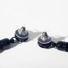 Серьги ассорти «Кисти», цвет чёрный, L кисти 9 см - Фото 2