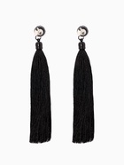 Серьги «Кисти», цвет чёрный, L кисти 9 см - Фото 3
