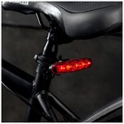 Фонарь велосипедный задний JY-358, 5 диодов, 2 режима - фото 24307622