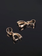 Держатель для кулона, 14×6 мм (набор 5 шт.), К214, цвет золото - Фото 3